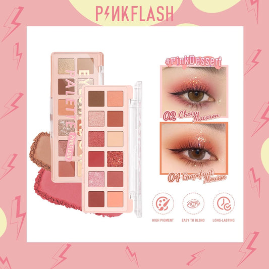 PINKFLASH 12 Colours Eyeshadow Palette